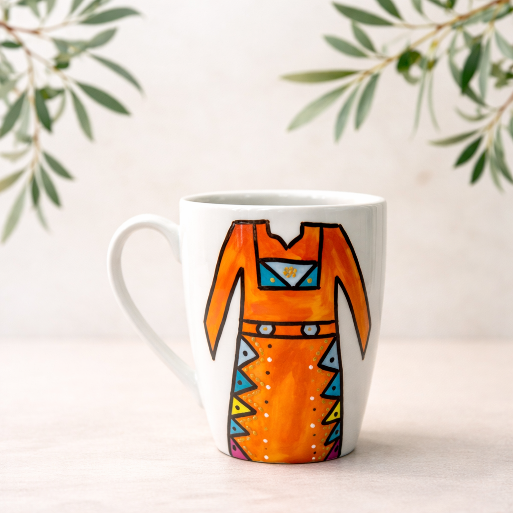 Mug Thob orange en céramique