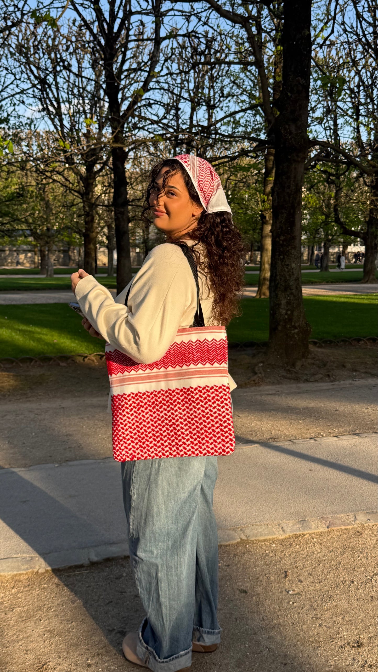 Bandana Keffiyeh rouge