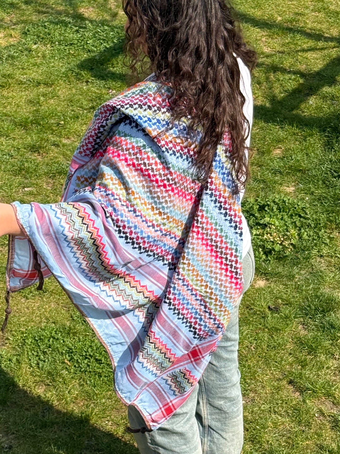 Keffiyeh bleu