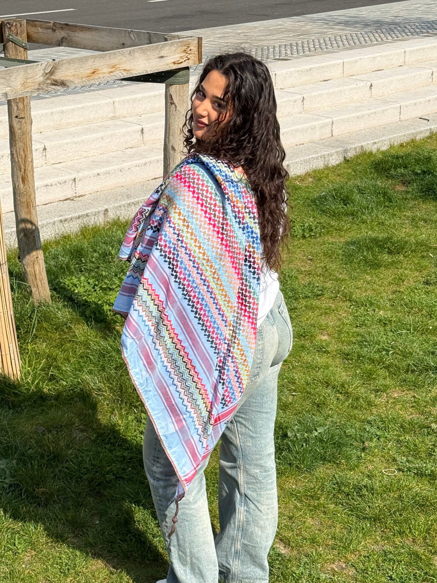 Keffiyeh bleu