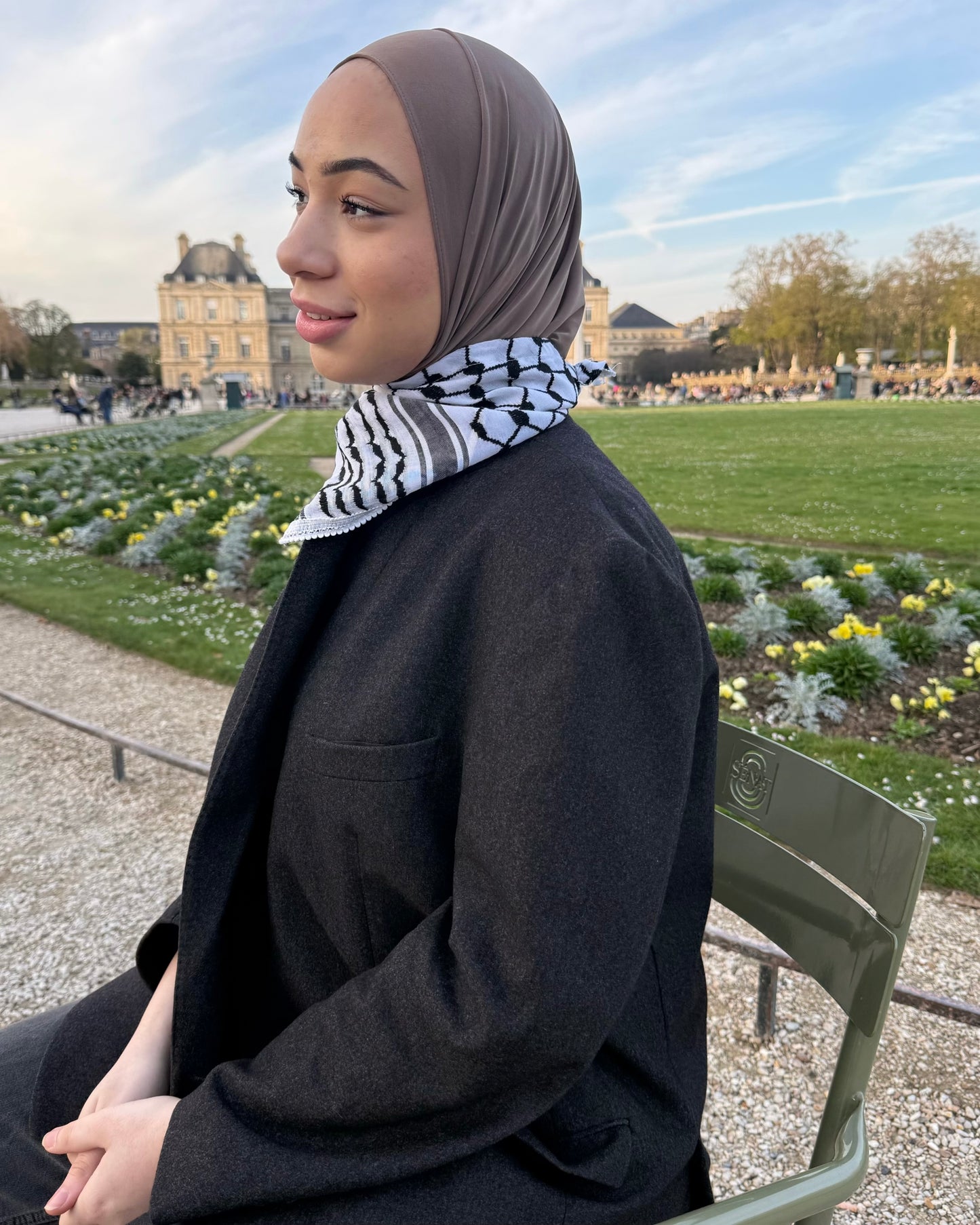 Bandana Keffiyeh blanc