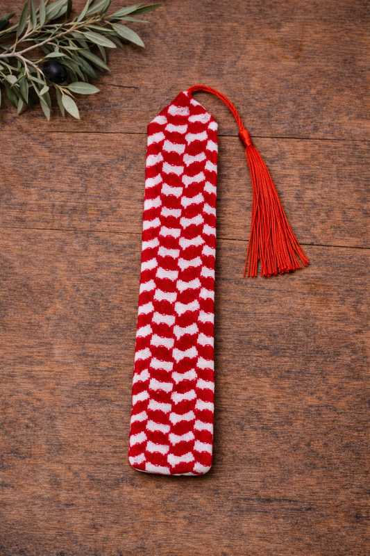 Marque-pages Keffiyeh rouge