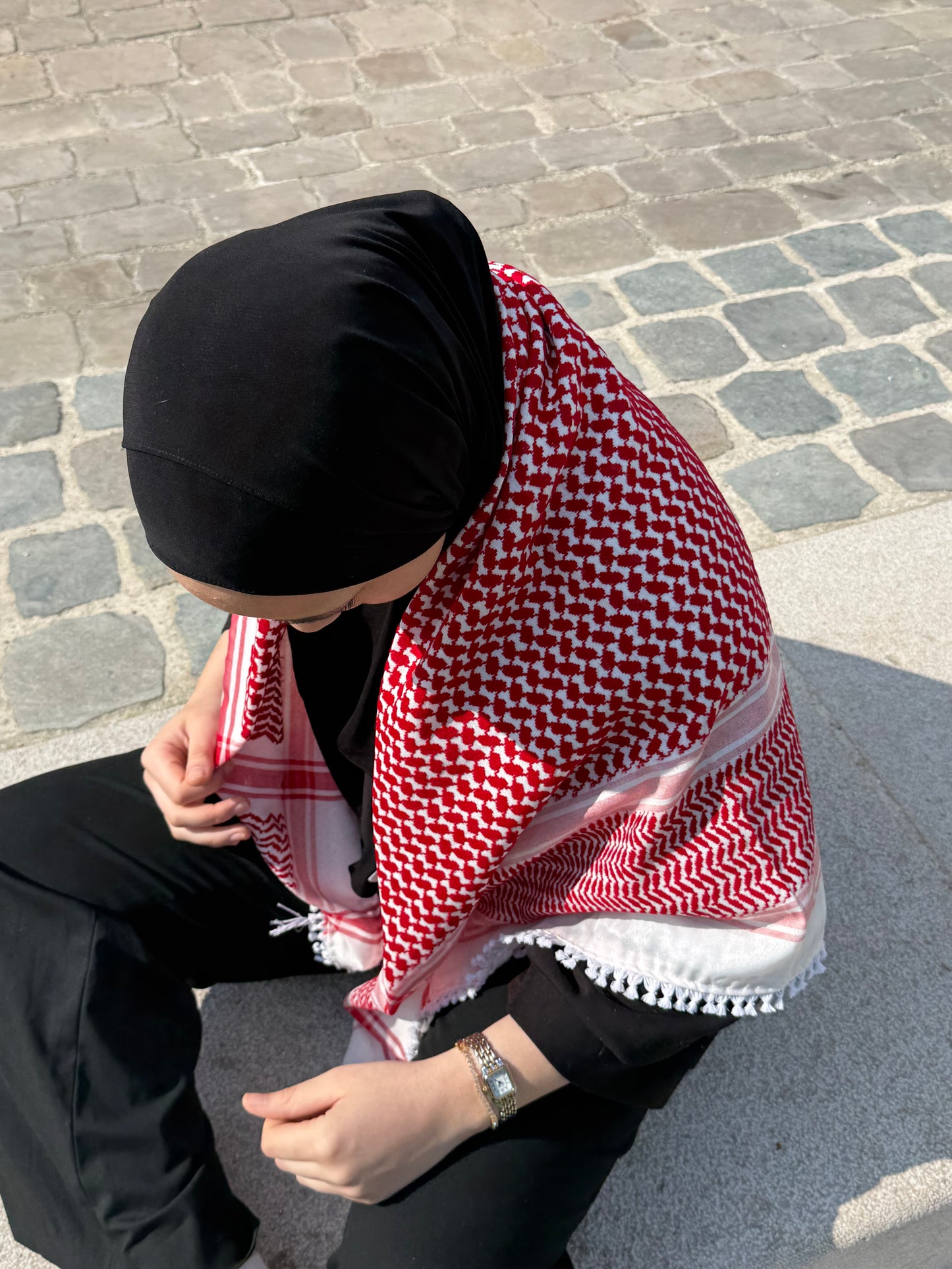 Keffiyeh rouge