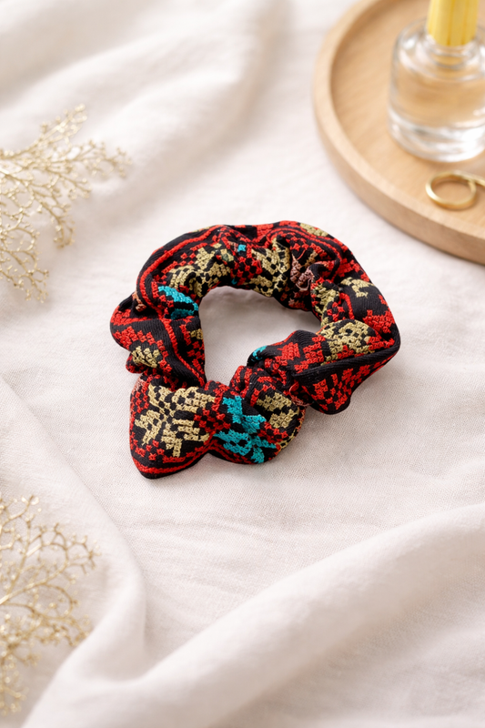 Chouchou Tatreez multicolore